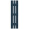 Ekena Millwork 12-in. W x 59-in. H Mid-America Vinyl, Standard Size Three Board Spaced Shutters, 036, Classic Blue, PR 00031259036 - alternate 9